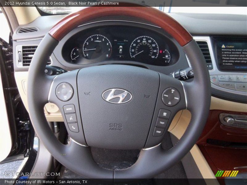 Black Noir Pearl / Cashmere 2012 Hyundai Genesis 5.0 Sedan