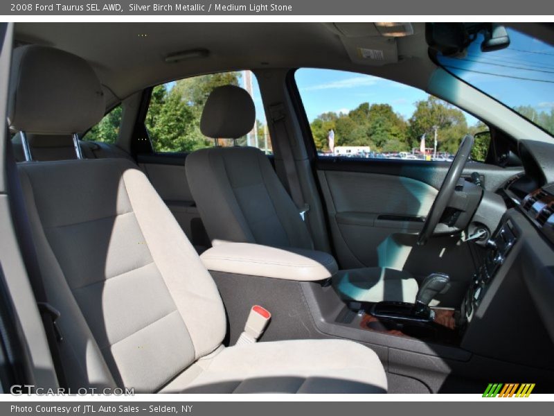 Silver Birch Metallic / Medium Light Stone 2008 Ford Taurus SEL AWD