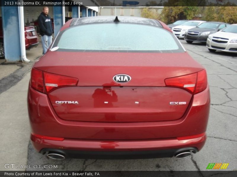 Remington Red / Beige 2013 Kia Optima EX