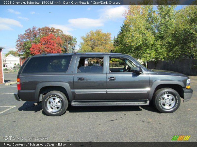 Dark Gray Metallic / Gray/Dark Charcoal 2003 Chevrolet Suburban 1500 LT 4x4