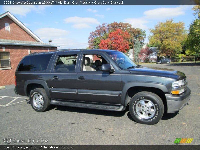 Dark Gray Metallic / Gray/Dark Charcoal 2003 Chevrolet Suburban 1500 LT 4x4