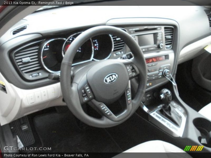 Remington Red / Beige 2013 Kia Optima EX