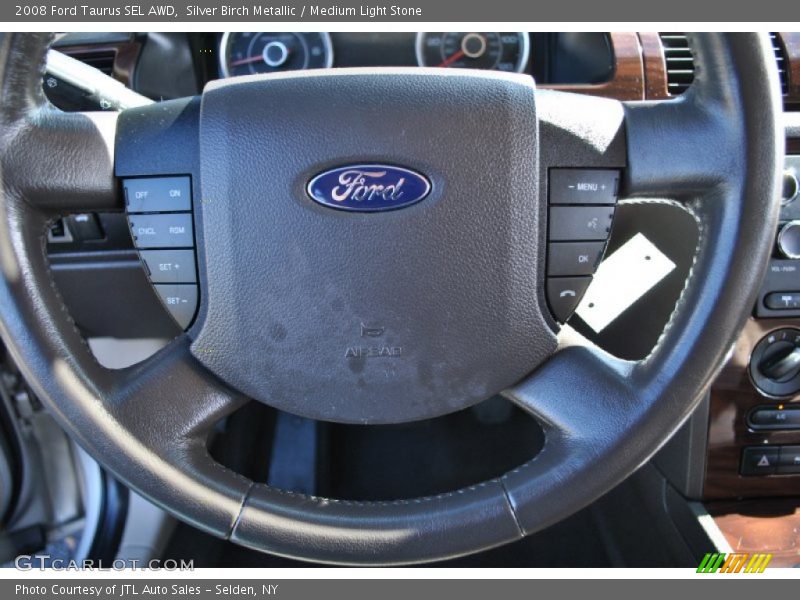 Silver Birch Metallic / Medium Light Stone 2008 Ford Taurus SEL AWD