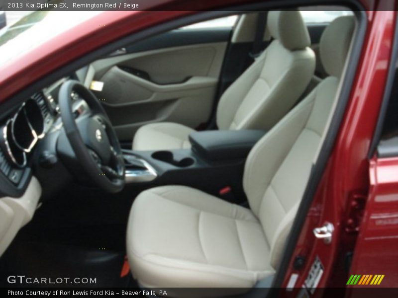 Remington Red / Beige 2013 Kia Optima EX