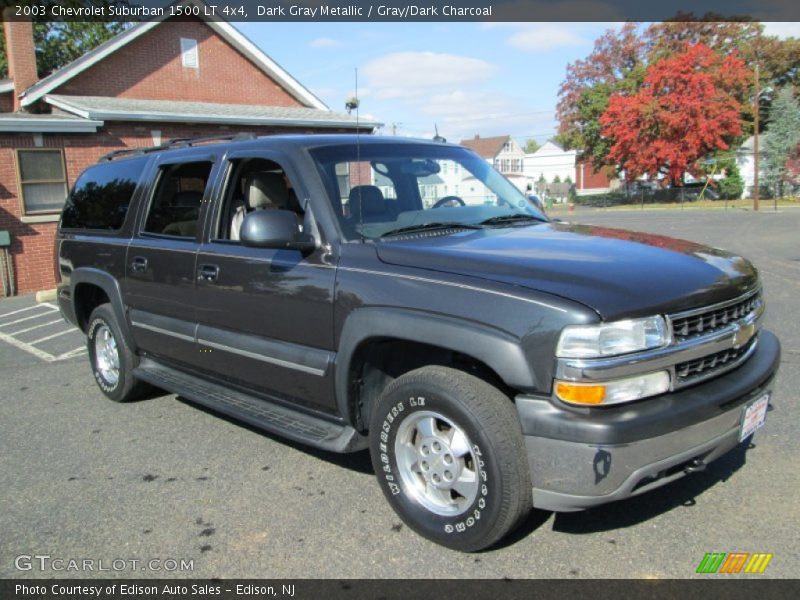 Dark Gray Metallic / Gray/Dark Charcoal 2003 Chevrolet Suburban 1500 LT 4x4