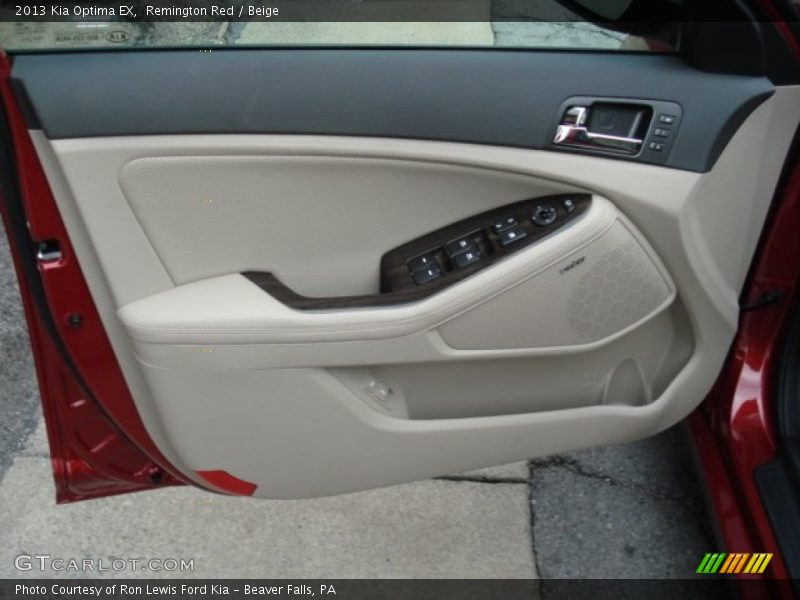 Remington Red / Beige 2013 Kia Optima EX