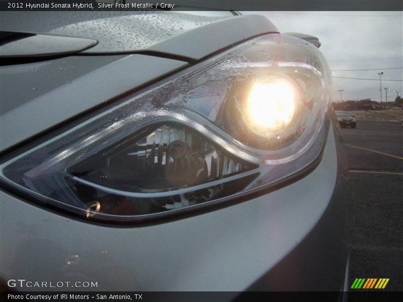Silver Frost Metallic / Gray 2012 Hyundai Sonata Hybrid