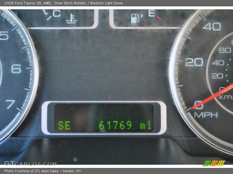 Silver Birch Metallic / Medium Light Stone 2008 Ford Taurus SEL AWD