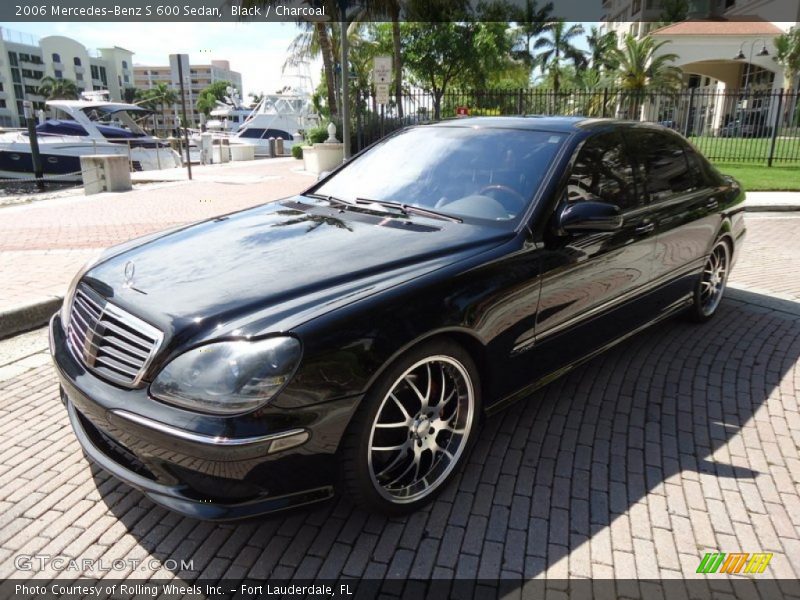 Black / Charcoal 2006 Mercedes-Benz S 600 Sedan