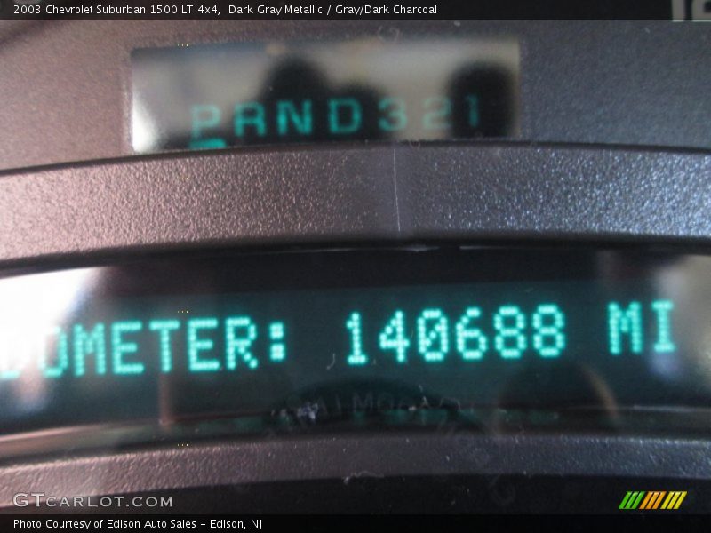 Dark Gray Metallic / Gray/Dark Charcoal 2003 Chevrolet Suburban 1500 LT 4x4