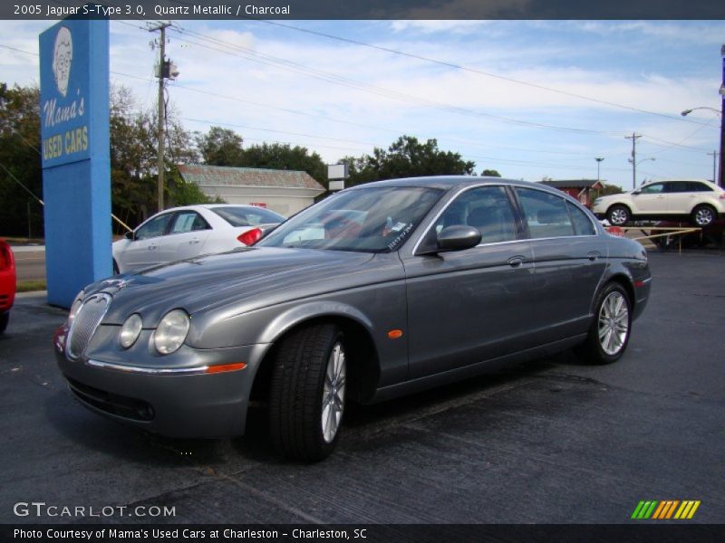 Quartz Metallic / Charcoal 2005 Jaguar S-Type 3.0