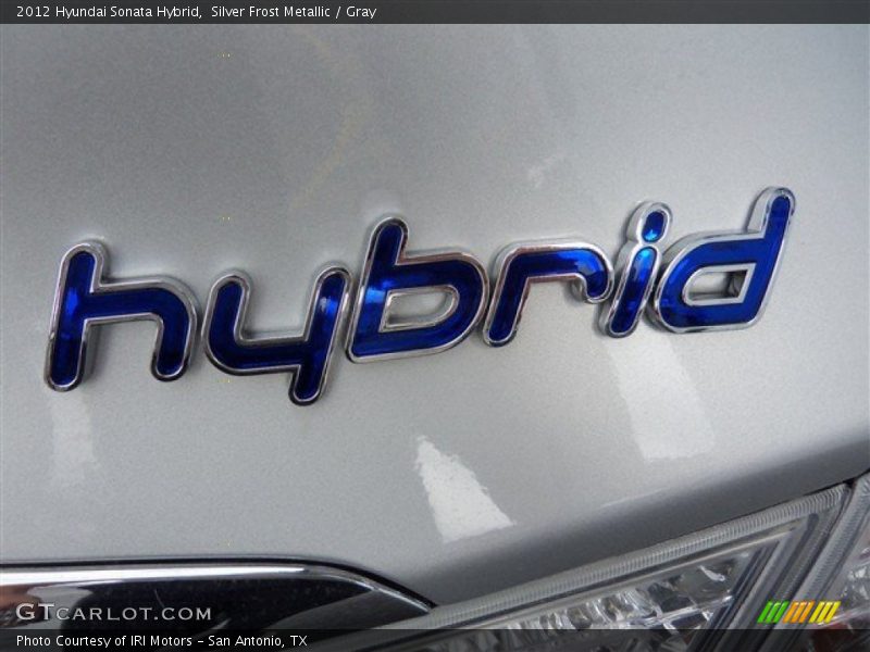 Silver Frost Metallic / Gray 2012 Hyundai Sonata Hybrid
