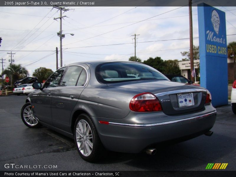 Quartz Metallic / Charcoal 2005 Jaguar S-Type 3.0