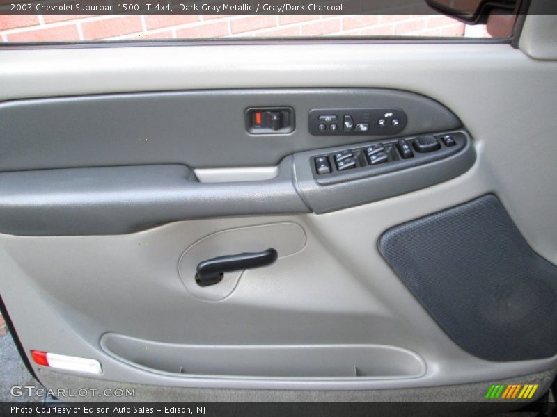 Dark Gray Metallic / Gray/Dark Charcoal 2003 Chevrolet Suburban 1500 LT 4x4