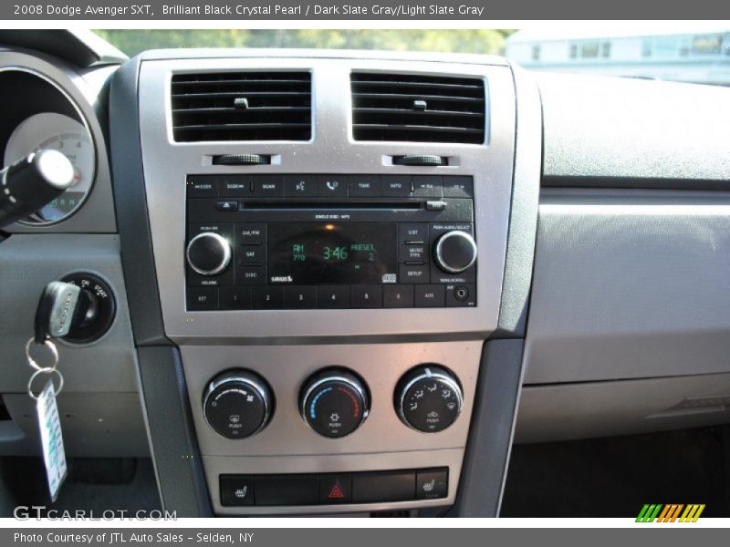 Brilliant Black Crystal Pearl / Dark Slate Gray/Light Slate Gray 2008 Dodge Avenger SXT