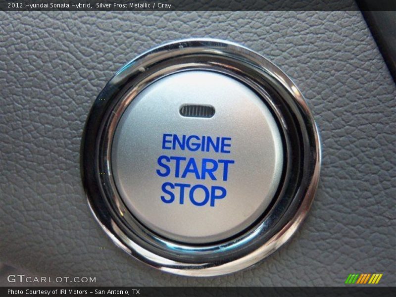 Silver Frost Metallic / Gray 2012 Hyundai Sonata Hybrid