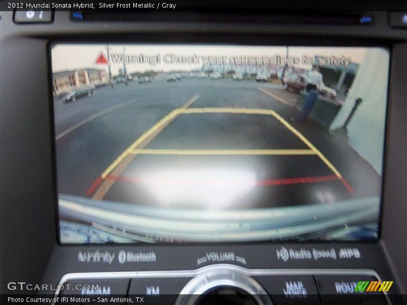 Silver Frost Metallic / Gray 2012 Hyundai Sonata Hybrid