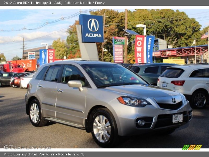 Palladium Metallic / Ebony 2012 Acura RDX Technology SH-AWD