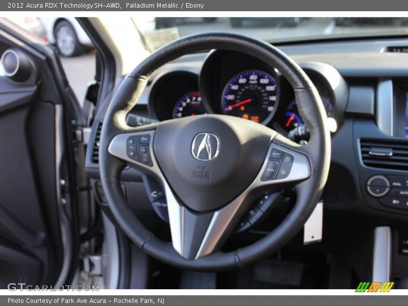 Palladium Metallic / Ebony 2012 Acura RDX Technology SH-AWD