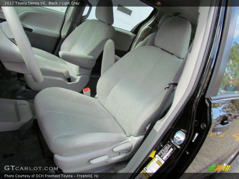 Black / Light Gray 2012 Toyota Sienna V6
