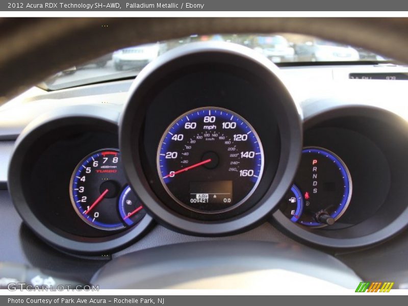 Palladium Metallic / Ebony 2012 Acura RDX Technology SH-AWD