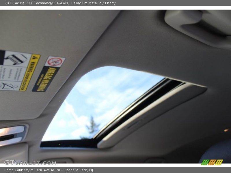 Palladium Metallic / Ebony 2012 Acura RDX Technology SH-AWD