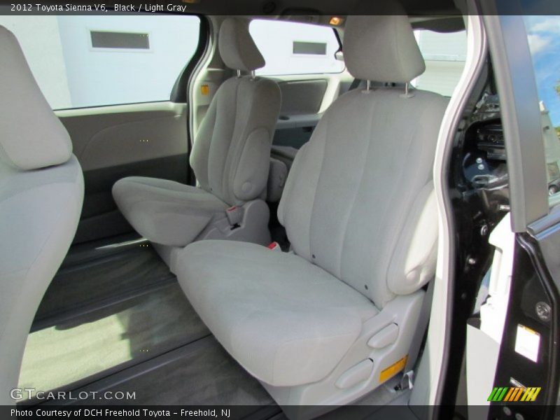 Black / Light Gray 2012 Toyota Sienna V6