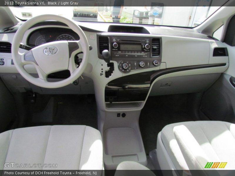 Black / Light Gray 2012 Toyota Sienna V6