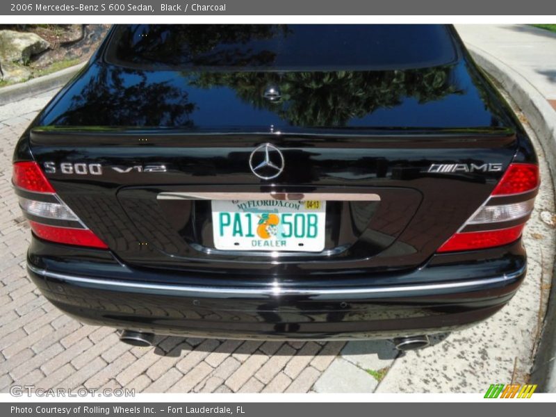 Black / Charcoal 2006 Mercedes-Benz S 600 Sedan
