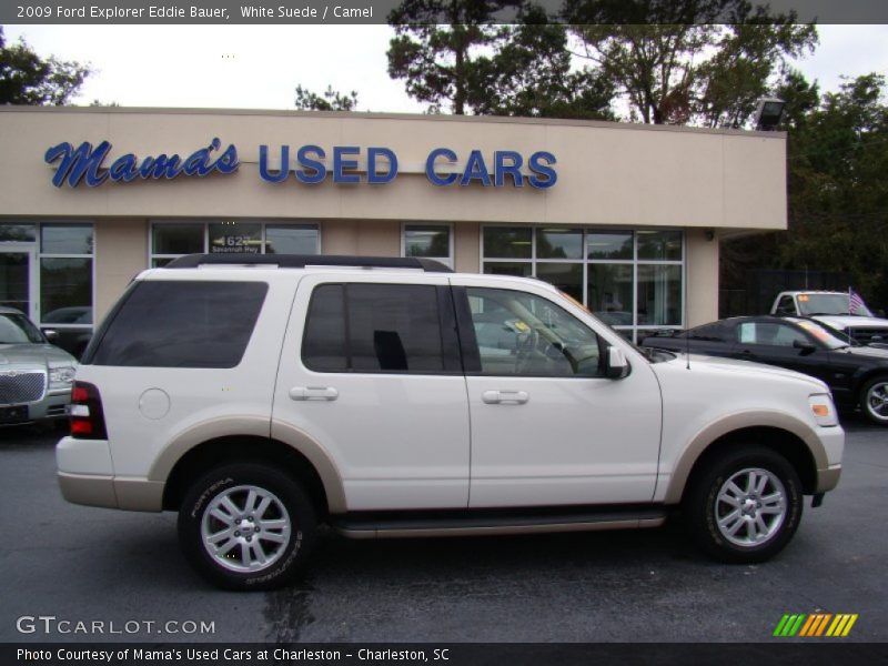 White Suede / Camel 2009 Ford Explorer Eddie Bauer