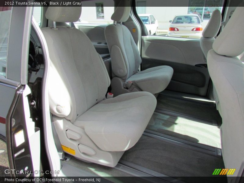 Black / Light Gray 2012 Toyota Sienna V6