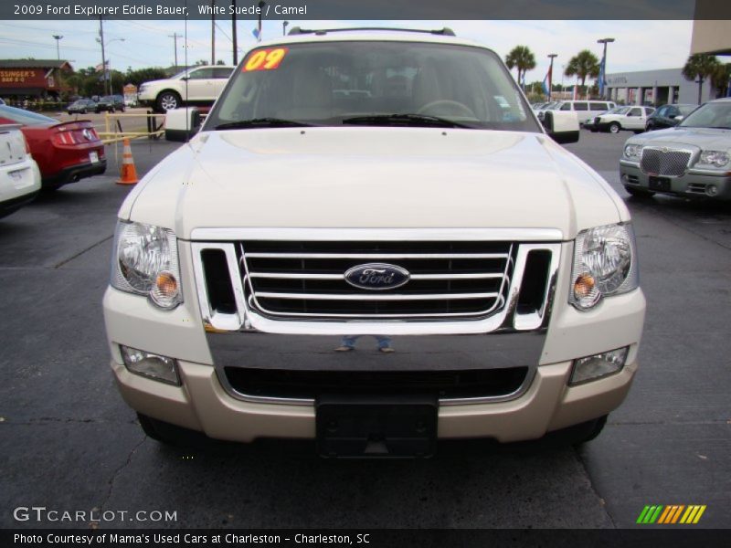 White Suede / Camel 2009 Ford Explorer Eddie Bauer