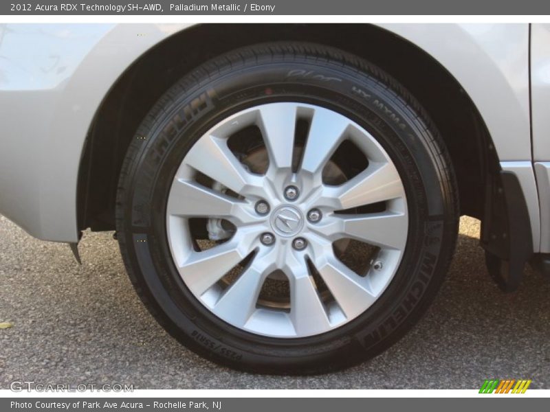 Palladium Metallic / Ebony 2012 Acura RDX Technology SH-AWD