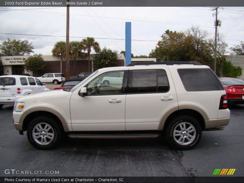 White Suede / Camel 2009 Ford Explorer Eddie Bauer