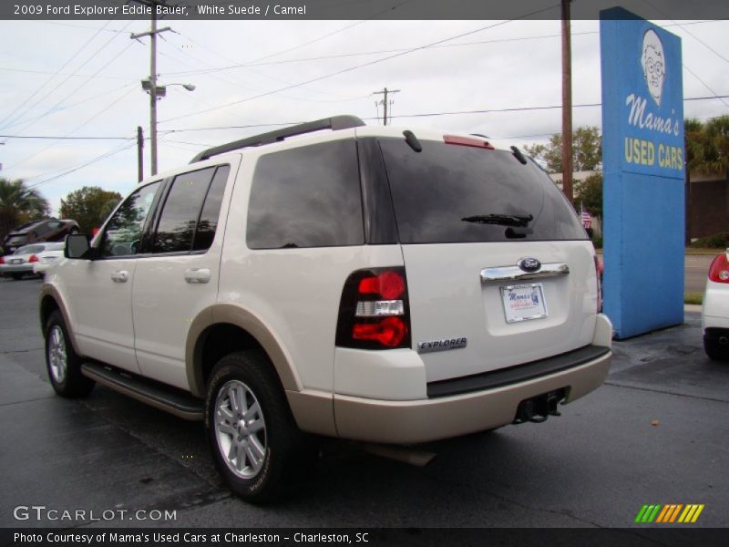 White Suede / Camel 2009 Ford Explorer Eddie Bauer
