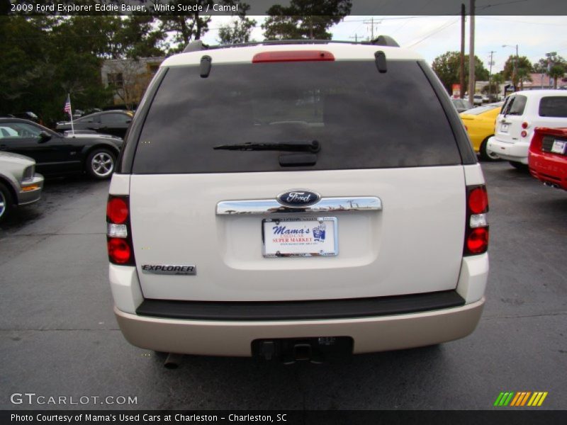 White Suede / Camel 2009 Ford Explorer Eddie Bauer