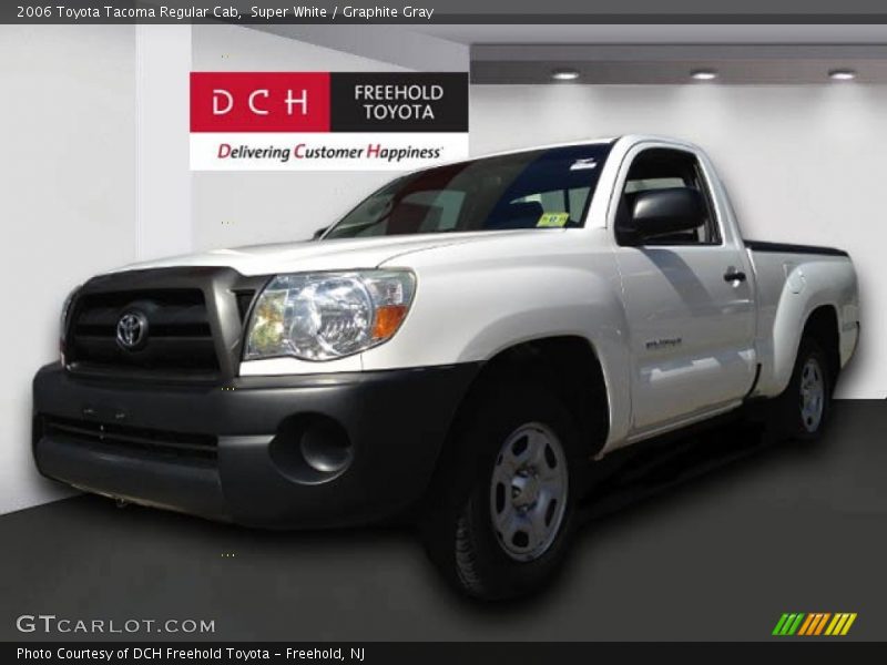 Super White / Graphite Gray 2006 Toyota Tacoma Regular Cab
