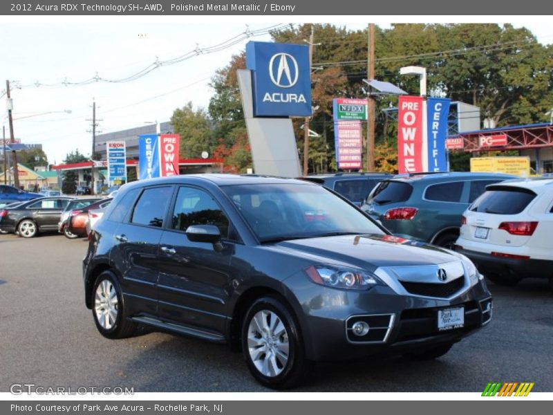 Polished Metal Metallic / Ebony 2012 Acura RDX Technology SH-AWD