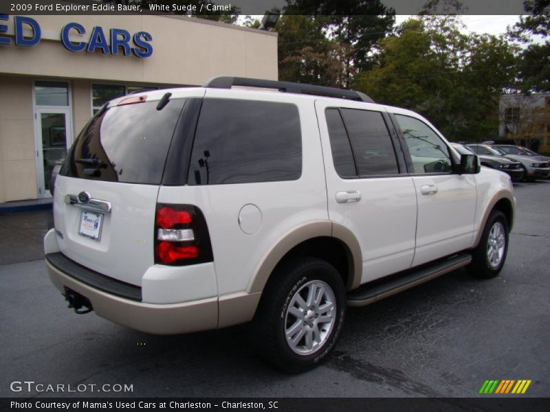 White Suede / Camel 2009 Ford Explorer Eddie Bauer