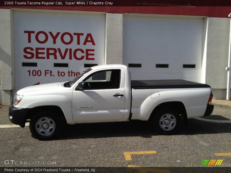 Super White / Graphite Gray 2006 Toyota Tacoma Regular Cab