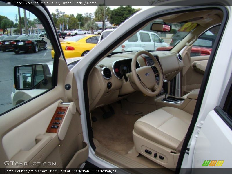 White Suede / Camel 2009 Ford Explorer Eddie Bauer