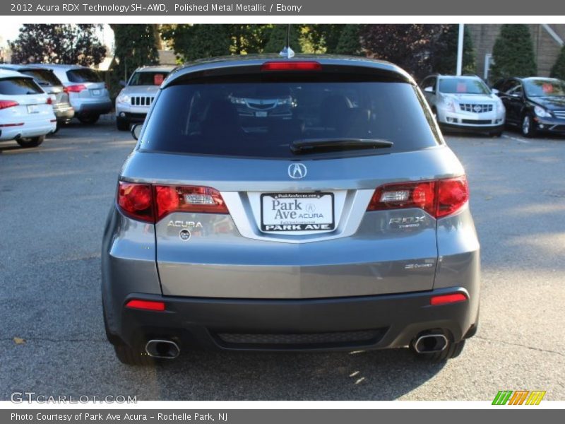 Polished Metal Metallic / Ebony 2012 Acura RDX Technology SH-AWD