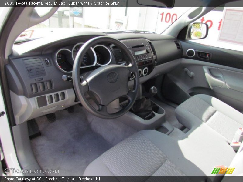 Super White / Graphite Gray 2006 Toyota Tacoma Regular Cab