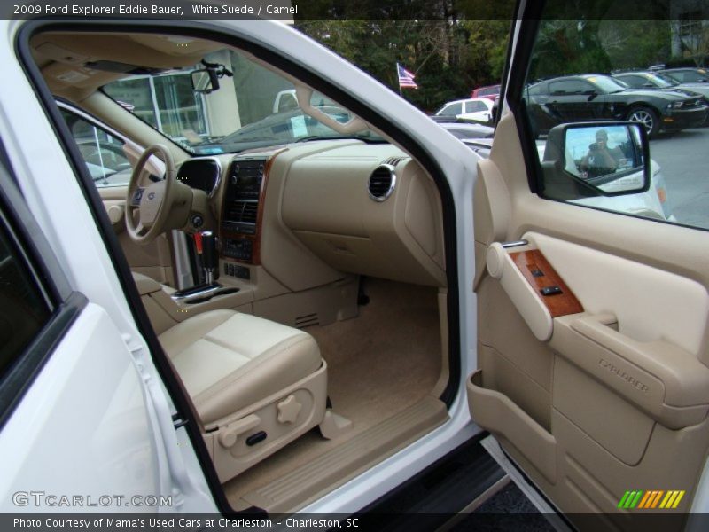 White Suede / Camel 2009 Ford Explorer Eddie Bauer