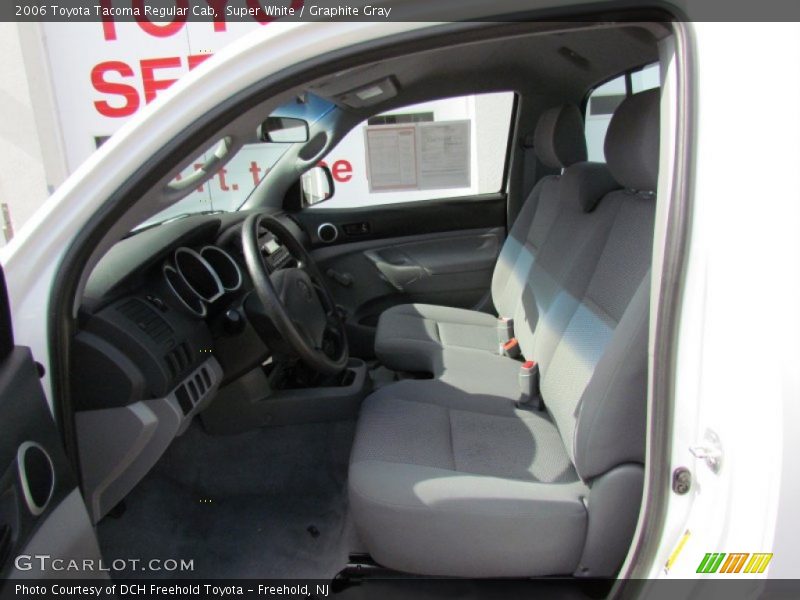 Super White / Graphite Gray 2006 Toyota Tacoma Regular Cab