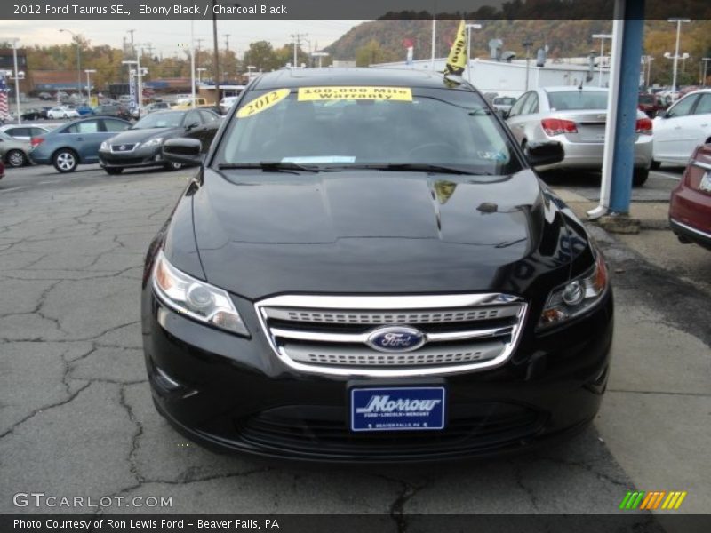 Ebony Black / Charcoal Black 2012 Ford Taurus SEL