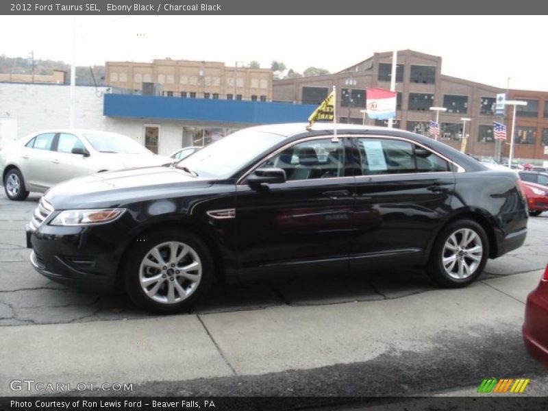 Ebony Black / Charcoal Black 2012 Ford Taurus SEL