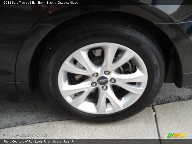 Ebony Black / Charcoal Black 2012 Ford Taurus SEL