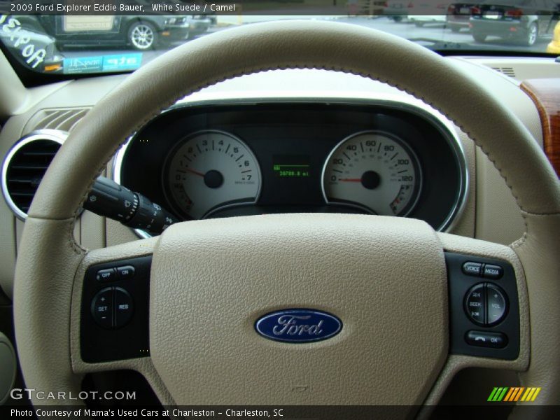 White Suede / Camel 2009 Ford Explorer Eddie Bauer