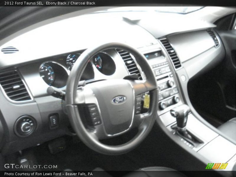 Ebony Black / Charcoal Black 2012 Ford Taurus SEL
